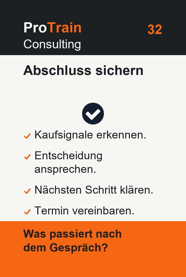 ProTrain Coachingkarte 32 von 33
