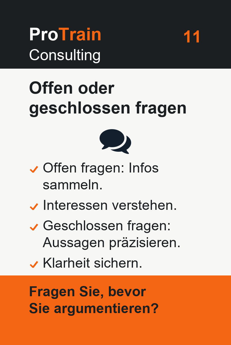 ProTrain Coachingkarte 11 von 33