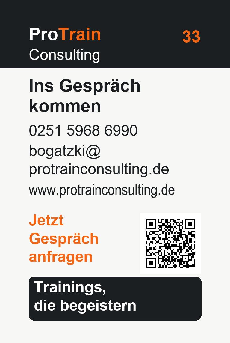 ProTrain Coachingkarte 33 von 33